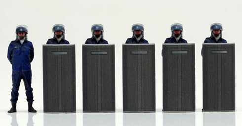 『機動警察パトレイバー』機動警察パトレイバー×figreal 1/60スケールフィギュア 機動隊員6体セット